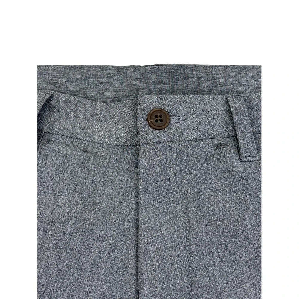 Bonobos Mens Athletic Fit Gray Heathered Performance‎ Stretch Golf Shorts 35